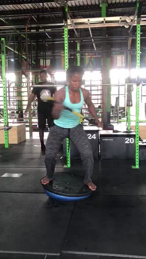 Coached functional training session